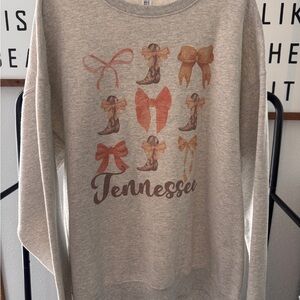 Heather Gray Tennessee Sweatshirt